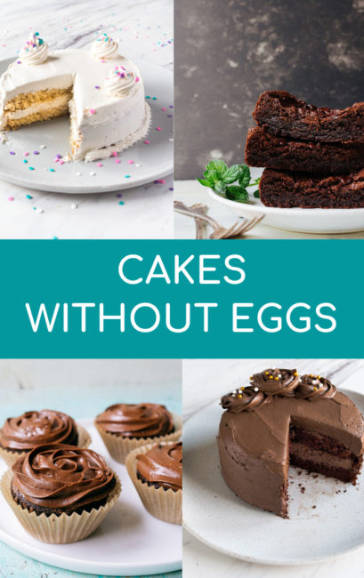 How to make cake without eggs