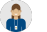 Microsoft virtual support agent icon